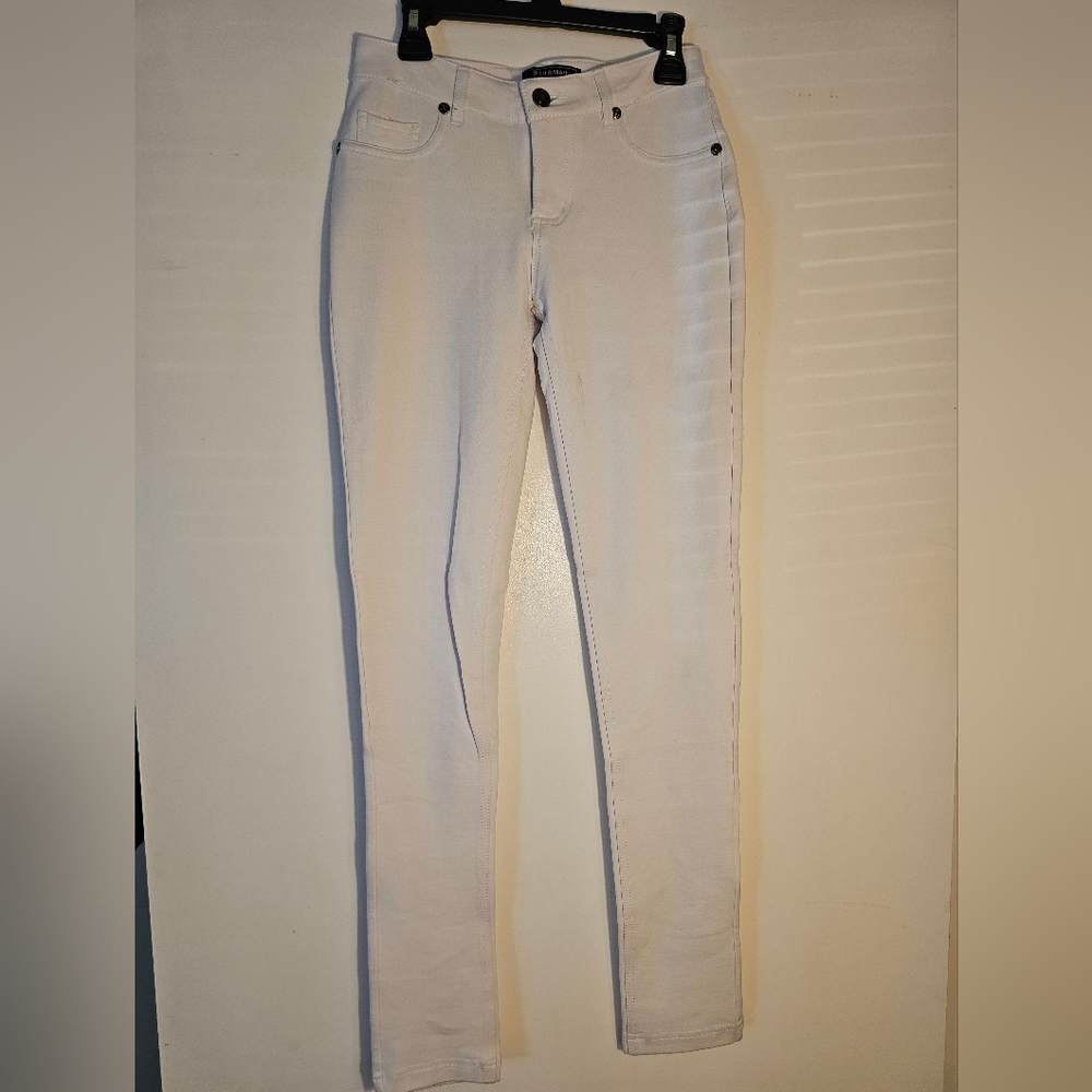 Girls White  Skinny Strechy Pants